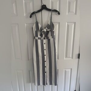 Front cut out, midi dress